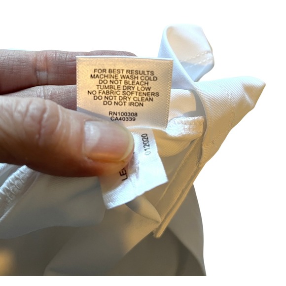 Womens Peter Millar White Golf Polo L Performance UPF 50 Sporty Resort Coastal - Picture 10 of 11